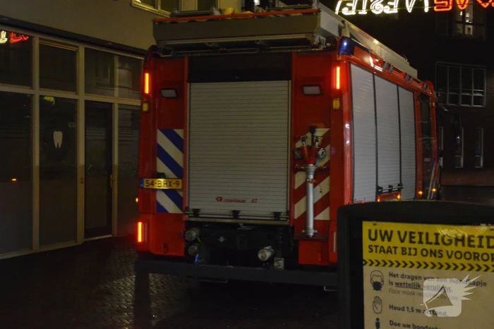 Onderzoek naar vermoedelijke brand in supermarkt