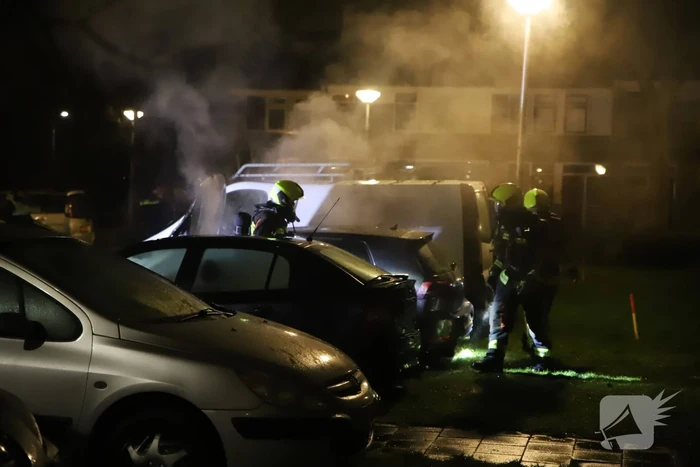 Volkswagen Golf gaat in vlammen op