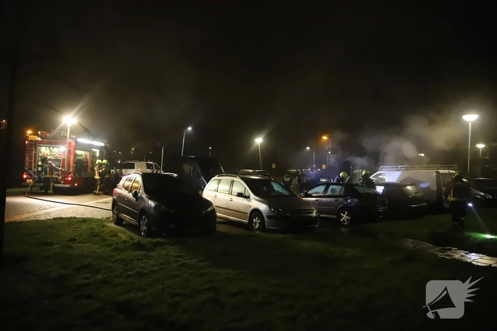 Volkswagen Golf gaat in vlammen op