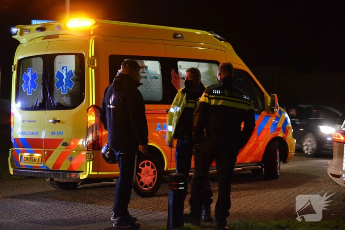 Ongeval tussen personenauto en maaltijdbezorger