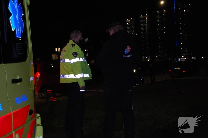 Ongeval tussen personenauto en maaltijdbezorger