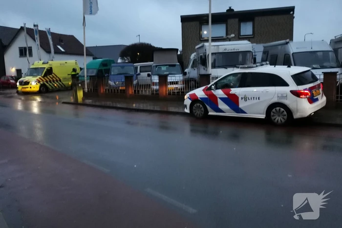 Fietser aangereden op rotonde