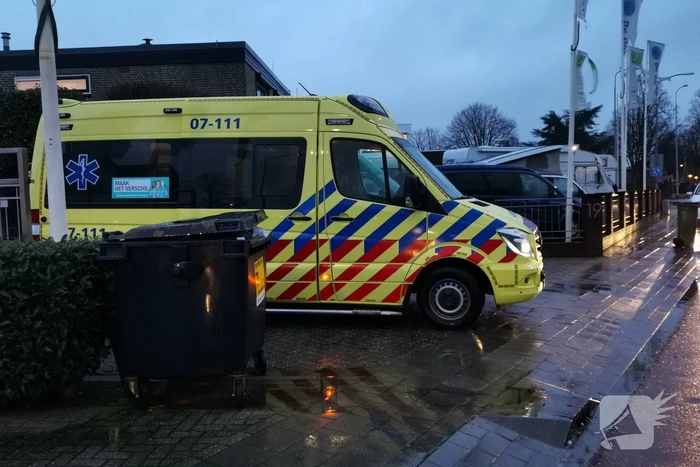 Fietser aangereden op rotonde