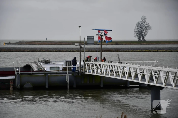 Brand op binnenvaartsschip