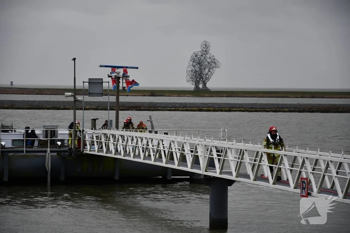 Brand op binnenvaartsschip