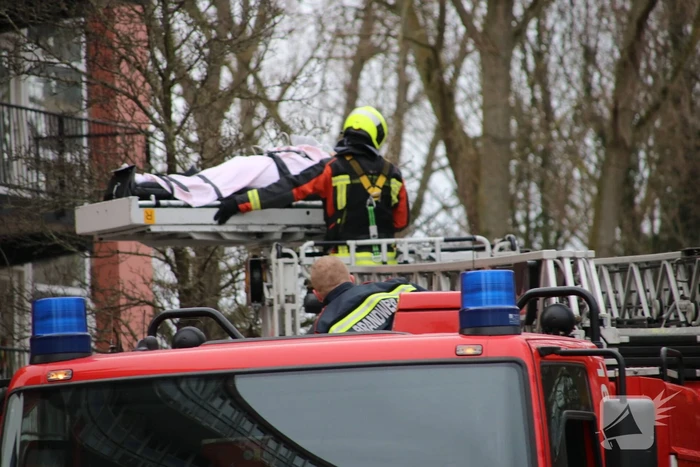Straat afgezet voor inzet brandweer