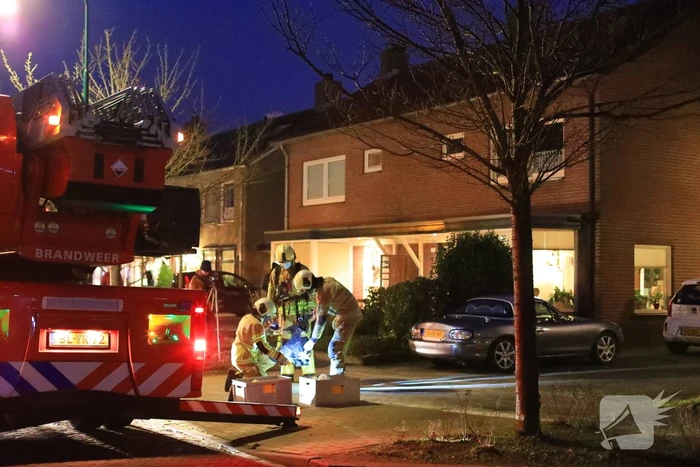 Veel bekijks bij schoorsteenbrand