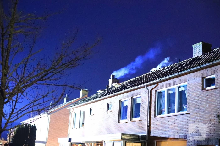 Veel bekijks bij schoorsteenbrand