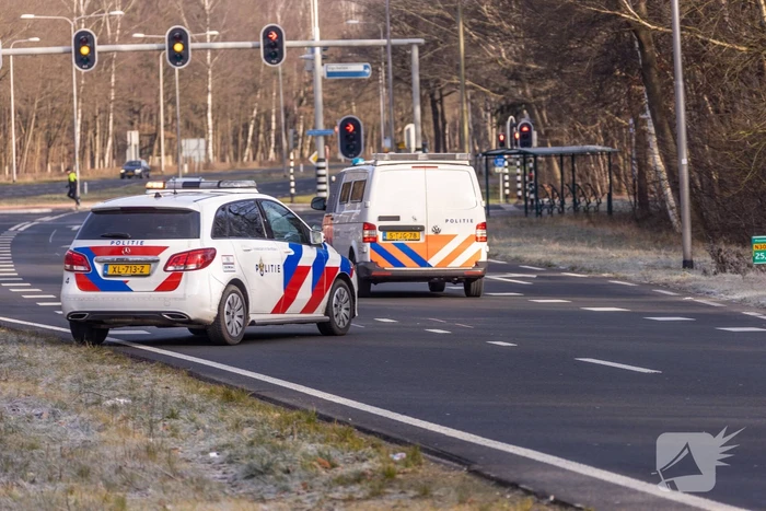 Grote politiemacht tijdens koffiedrinken' op Zwitsal Terrein