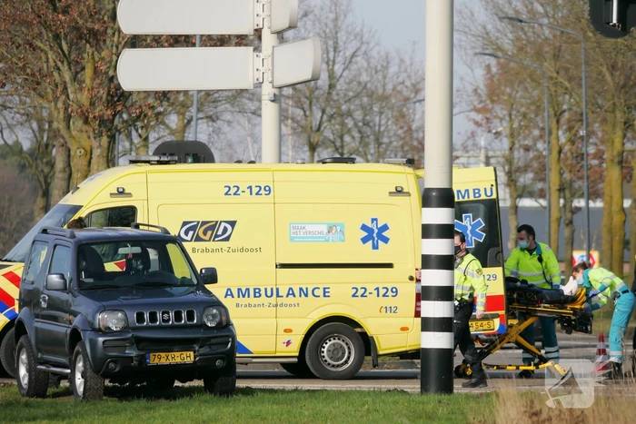 Gewonde bij ongeval tussen twee voertuigen