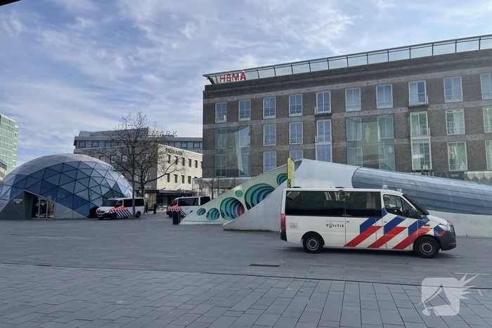 Forse politiemacht aanwezig in centrumgebied