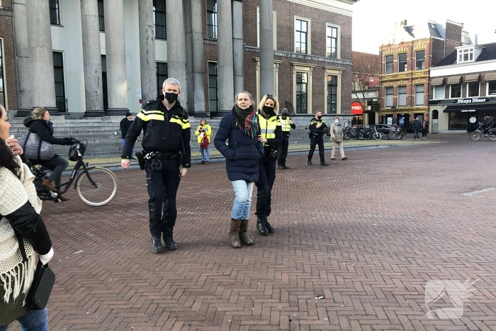 Aanhoudingen bij demonstratie