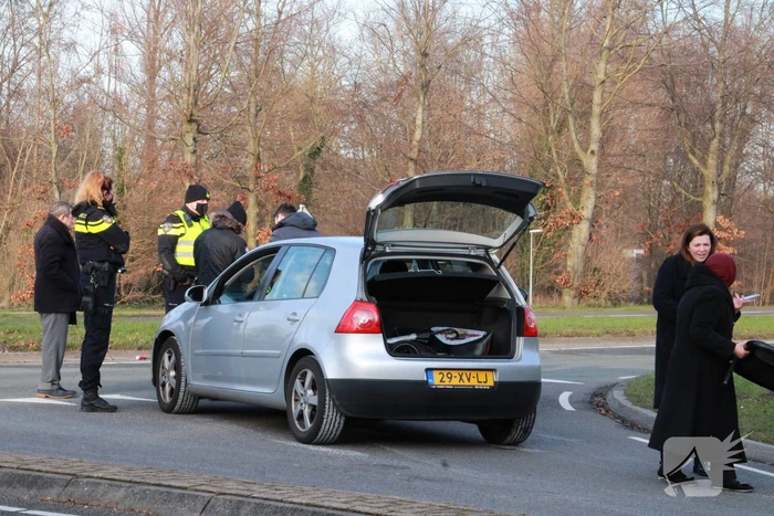 Schade bij ongeval op kruising