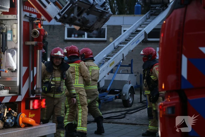 Explosie op dak van school
