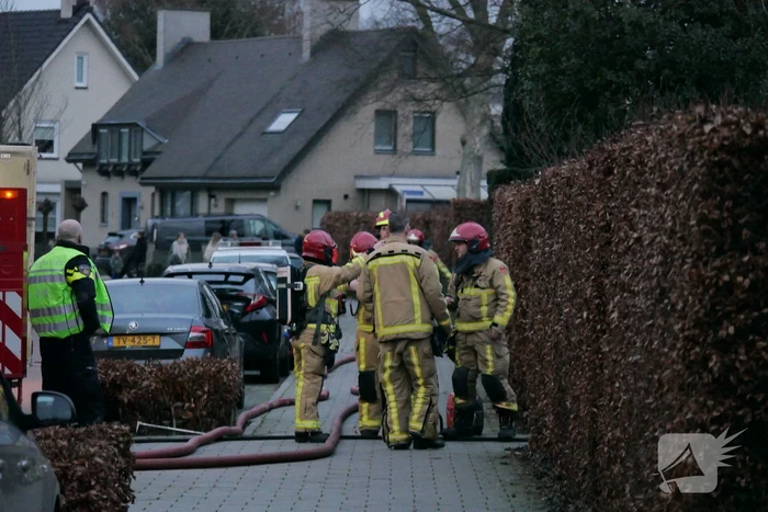 Explosie op dak van school