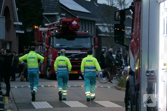 Explosie op dak van school