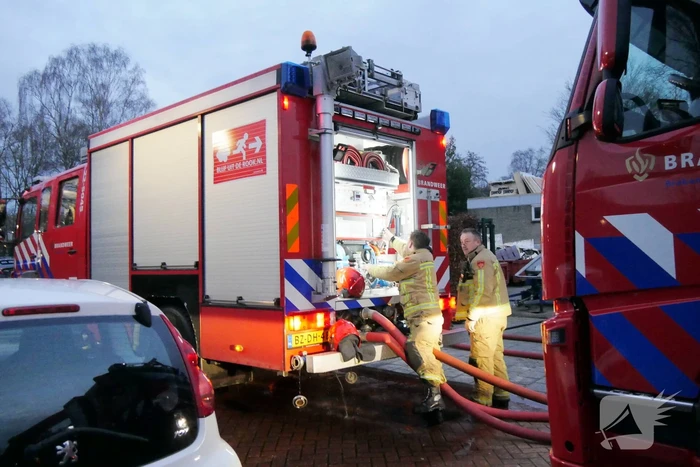 Explosie op dak van school