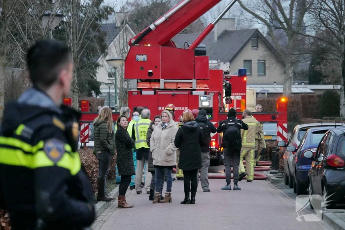 Explosie op dak van school
