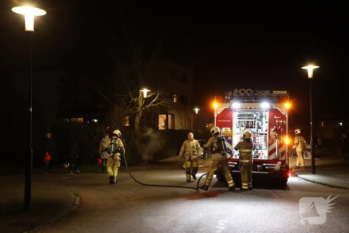 Struiken vliegen in brand