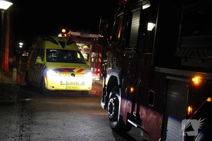 Persoon gecontroleerd door ambulance na brand in woonzorgcentrum