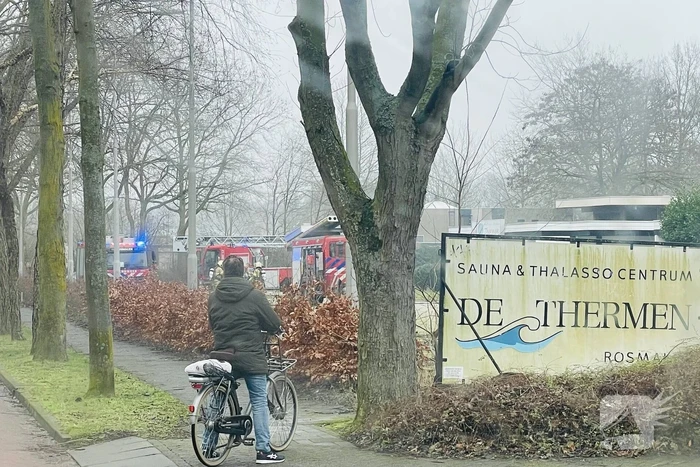 Uitslaande brand in sauna De Thermen