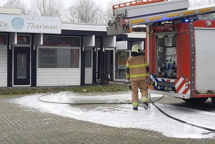 Uitslaande brand in sauna De Thermen