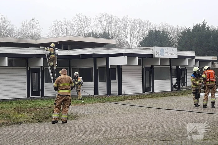Uitslaande brand in sauna De Thermen