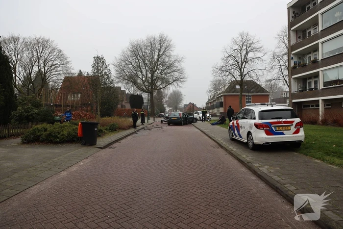 Meerdere voertuigen met elkaar in botsing