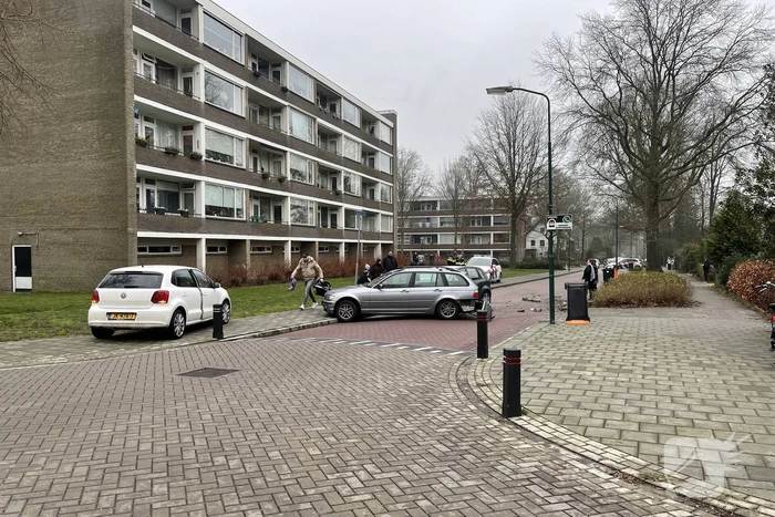 Meerdere voertuigen met elkaar in botsing