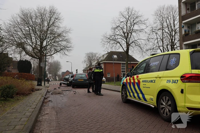 Meerdere voertuigen met elkaar in botsing
