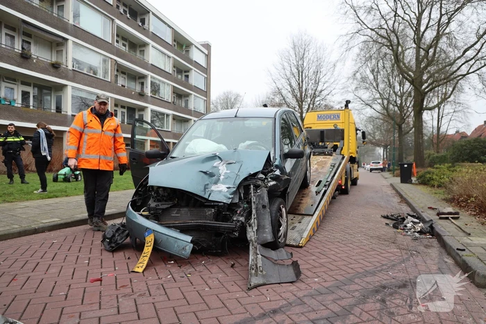 Meerdere voertuigen met elkaar in botsing