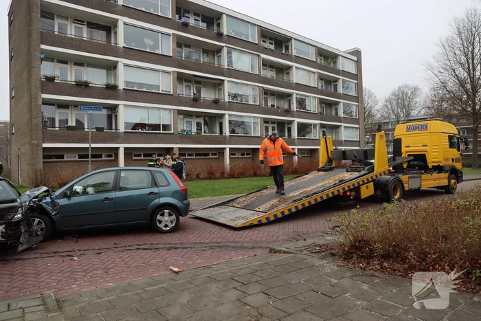 Meerdere voertuigen met elkaar in botsing