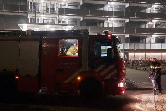Veel rook bij vergeten pan op het vuur