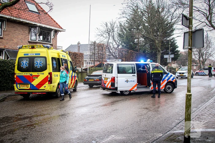 Voetganger door auto geschept