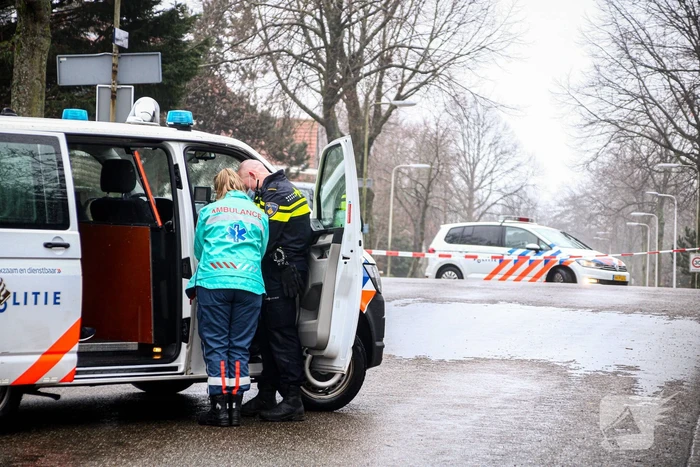 Voetganger door auto geschept
