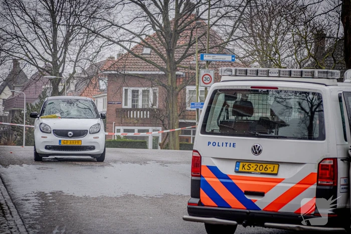 Voetganger door auto geschept