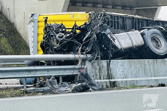 Ernstig ongeval met vrachtwagen