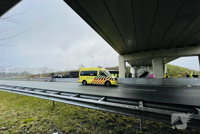 Ernstig ongeval met vrachtwagen