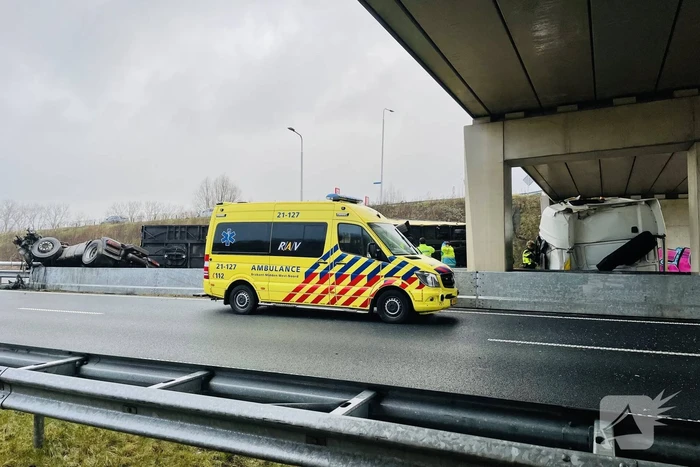 Ernstig ongeval met vrachtwagen