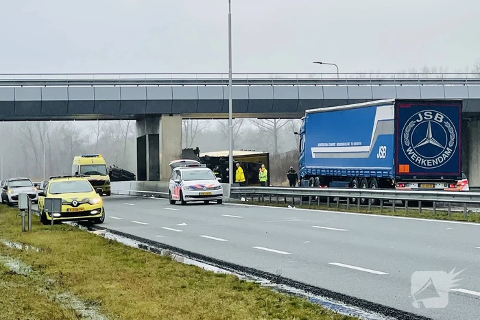 Ernstig ongeval met vrachtwagen