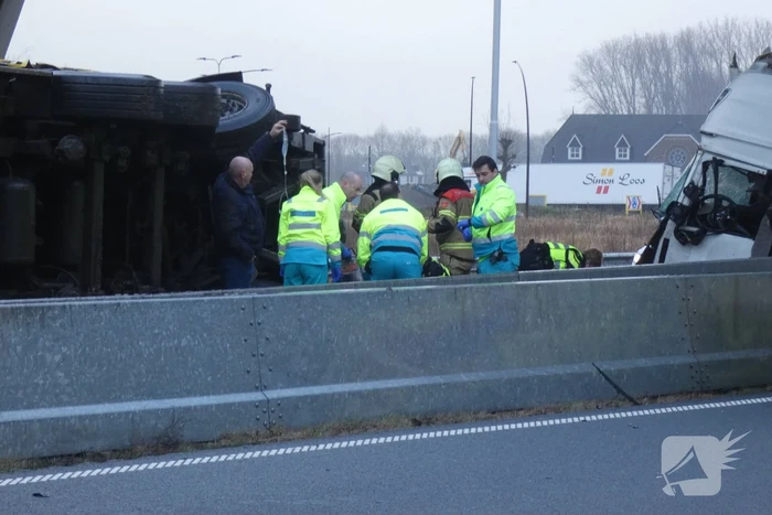 Ernstig ongeval met vrachtwagen