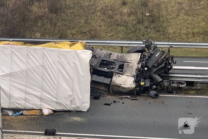 Ernstig ongeval met vrachtwagen