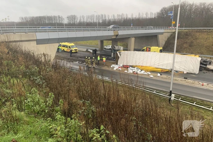 Ernstig ongeval met vrachtwagen