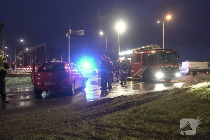 Veel schade bij frontale aanrijding