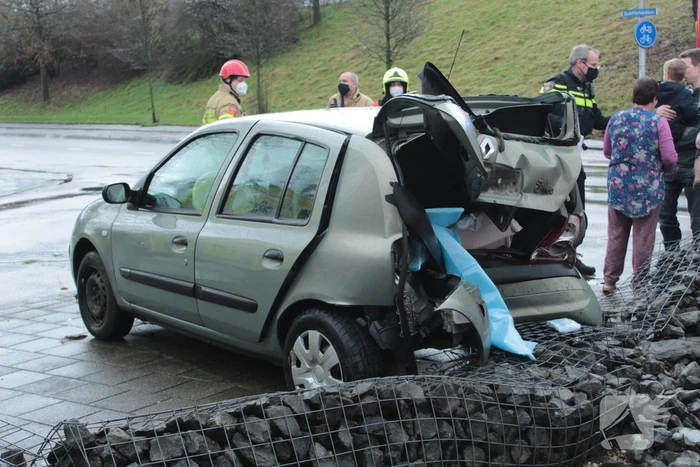 Enorme ravage bij ongeval