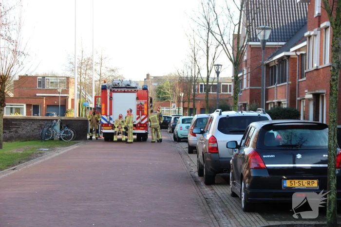Brandweer bevrijdt vogel uit benarde positie