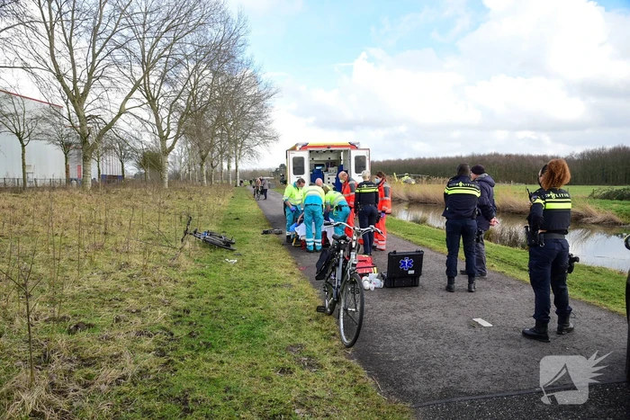 Fietser zwaargewond na valpartij