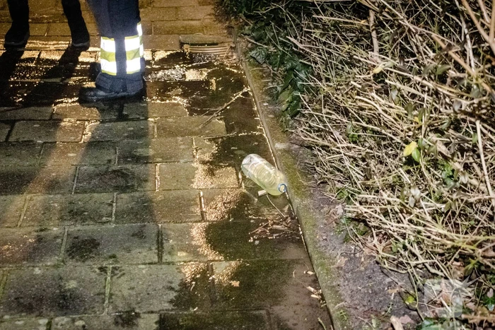 Scooter in brand gestoken