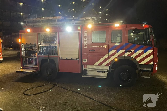 Brand in flatwoning snel geblust