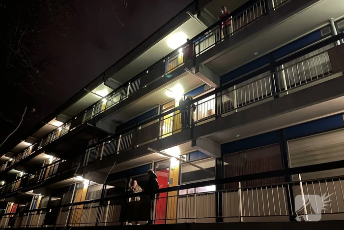 Brand in flatwoning snel geblust
